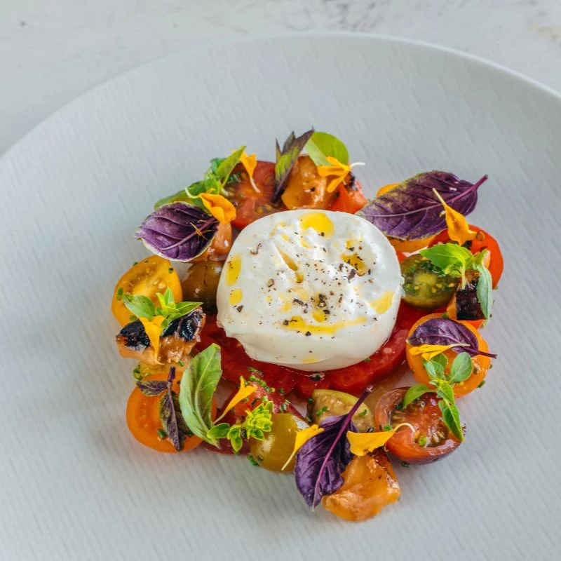 Burrata & paradicsom